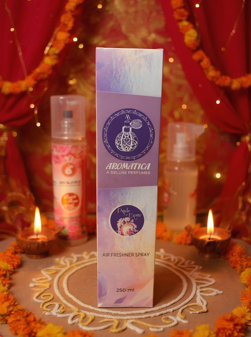 Shreeman Narayan Premium Air Freshener Spray – Long-Lasting Fragrance for Home, Festive & Daily Use (250ml)