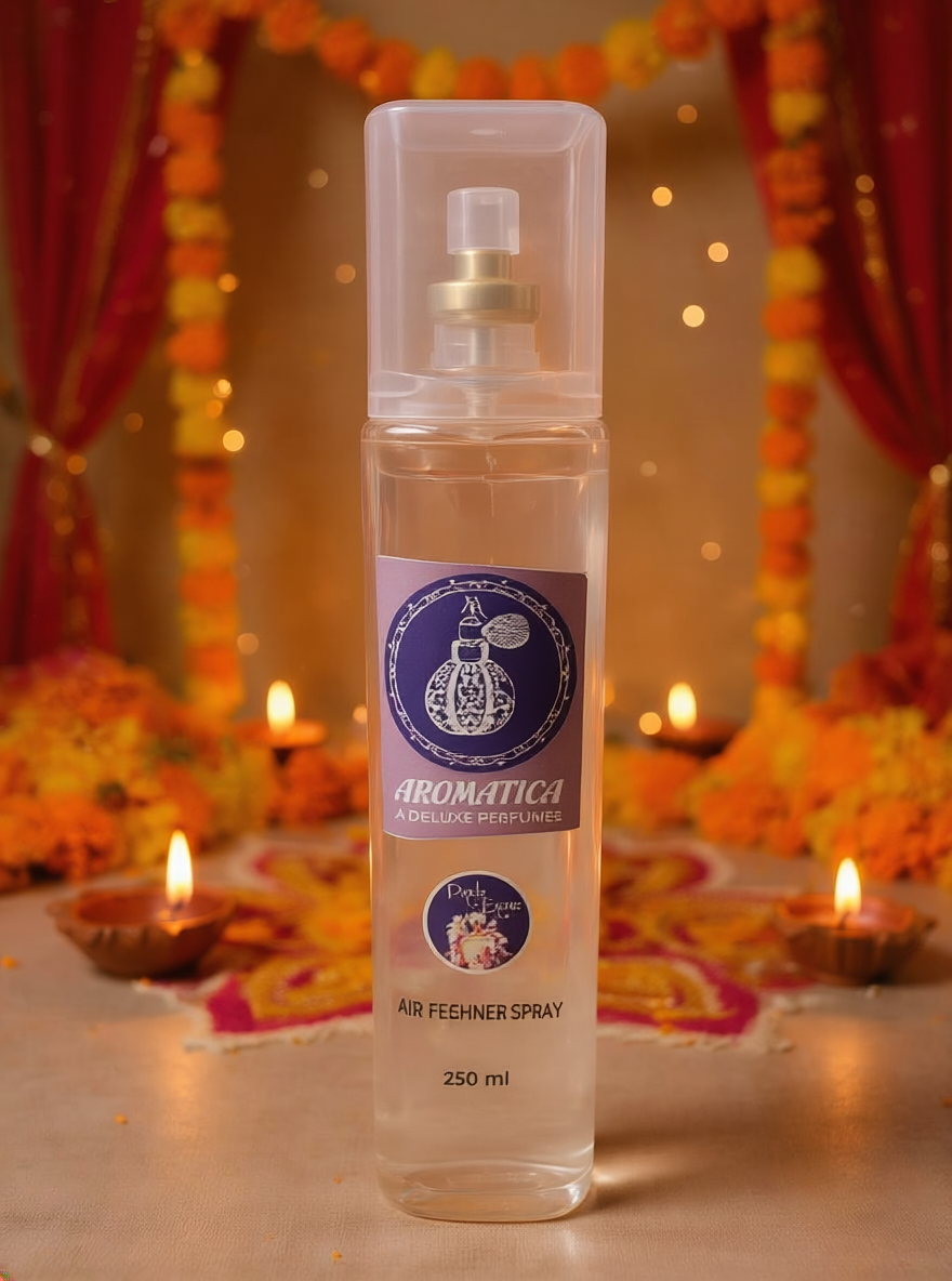 Shreeman Narayan Premium Air Freshener Spray – Long-Lasting Fragrance for Home, Festive & Daily Use (250ml)