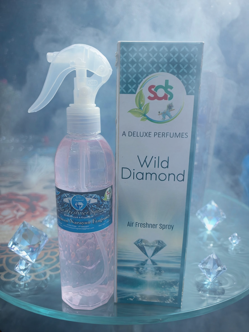 Wild Diamond Air Freshener Spray – Luxury Long Lasting Fragrance (250ml)