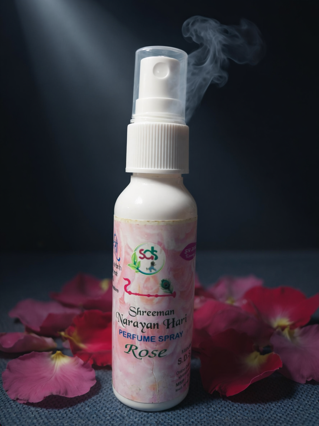 🌸 Shreeman Narayan Hari Perfume Spray – Combo Pack of 4)